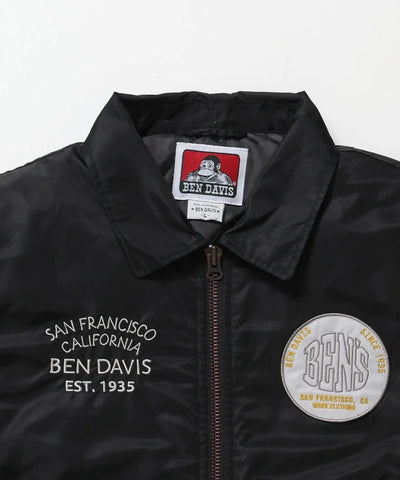 BEN DAVIS / 刺繡飛行外套（可拆式毛絨領）