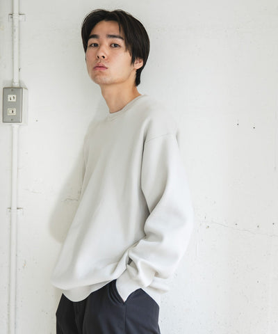URBAN RESEARCH / UR TECH Renew Knit 輕量機能圓領針織衫