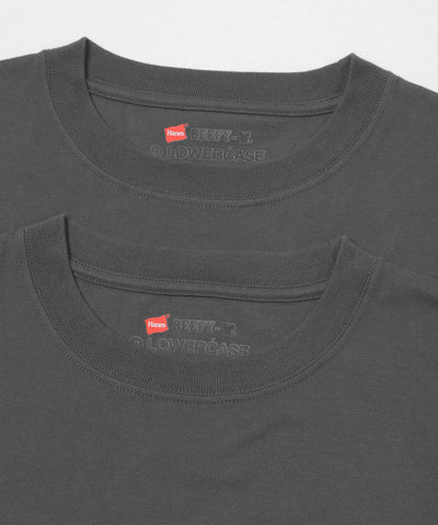 HANES × LOWERCASE / BEEFY-T 厚磅短袖T恤（日本聯名限定）（兩件組）