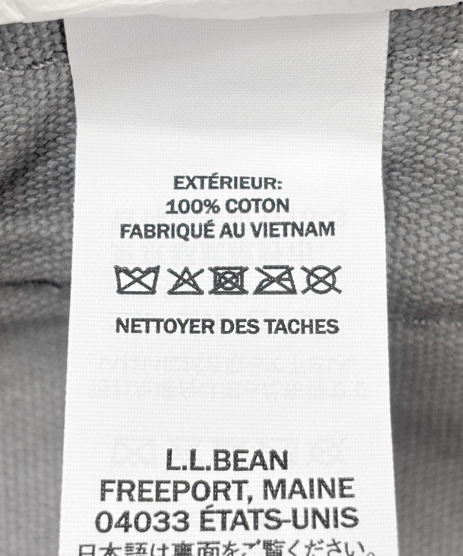 L.L.Bean×DOORS　GROCERY TOTE / 刺繡帆布托特包