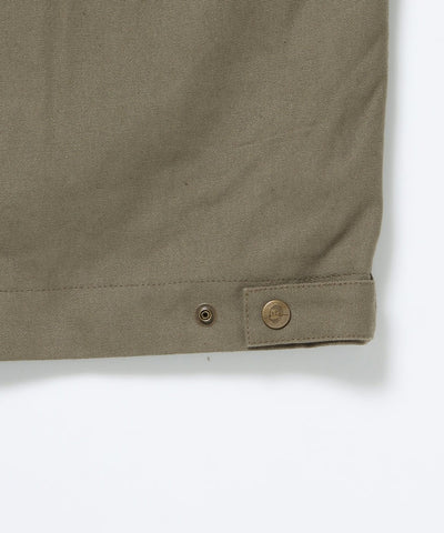 BEN DAVIS / 復古刺繡羅紋袖口 帆布工作外套