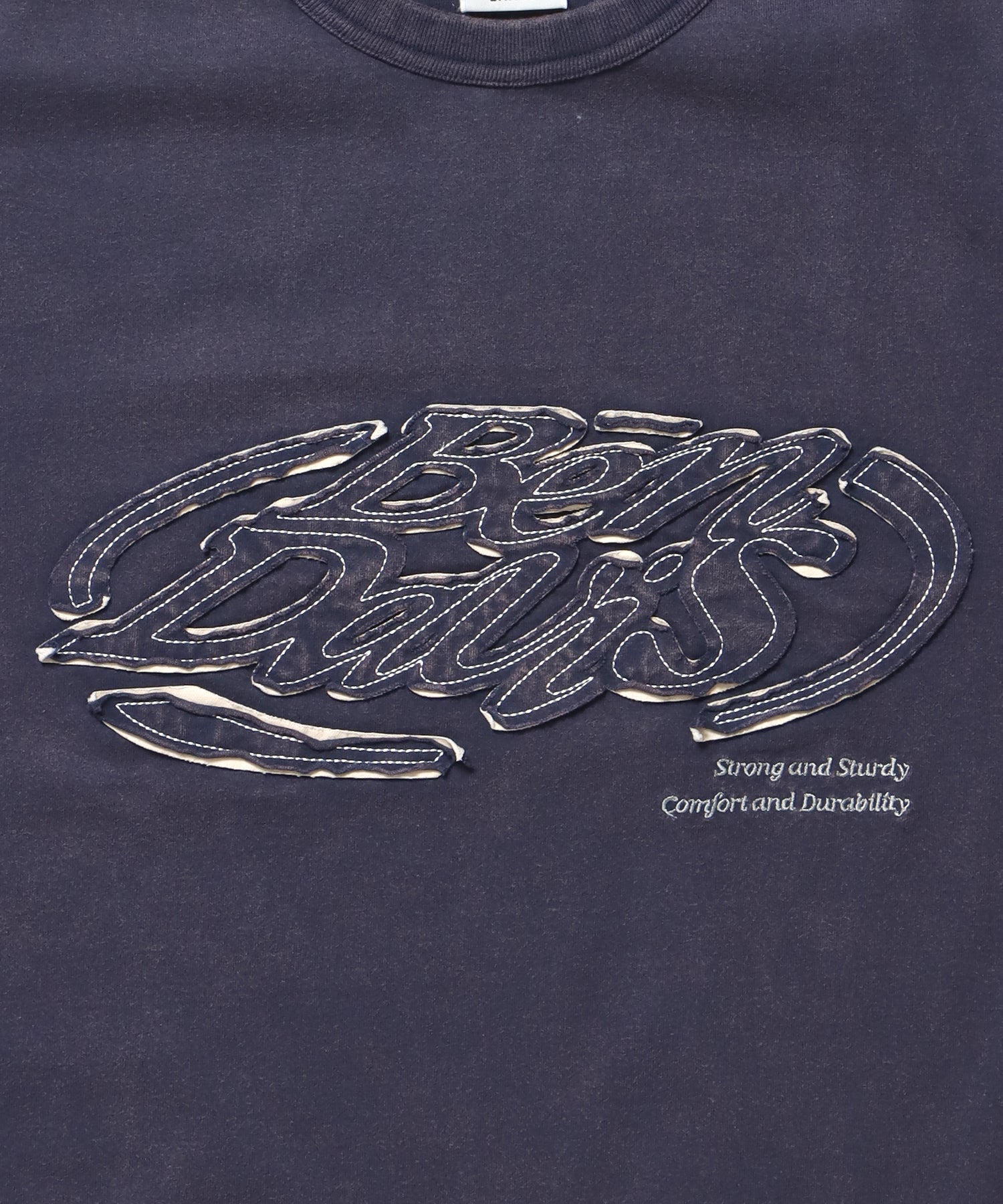 BEN DAVIS WHITE LABEL OVAL VNTG DRAW STRING TEE / 標誌 短袖T恤