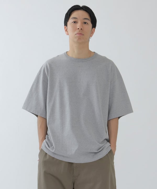 BEAMS JAPAN  / 厚磅寬鬆 短袖T恤 （日本製）