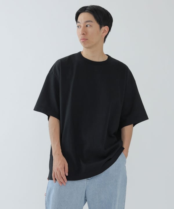 BEAMS JAPAN  / 厚磅寬鬆 短袖T恤 （日本製）
