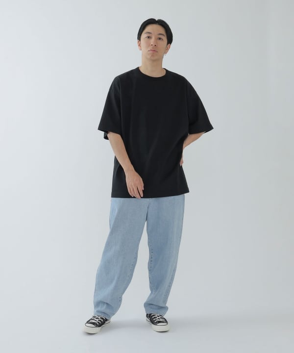 BEAMS JAPAN  / 厚磅寬鬆 短袖T恤 （日本製）