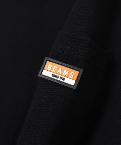 BEAMS / 重磅 矽膠小標 短袖 T 恤