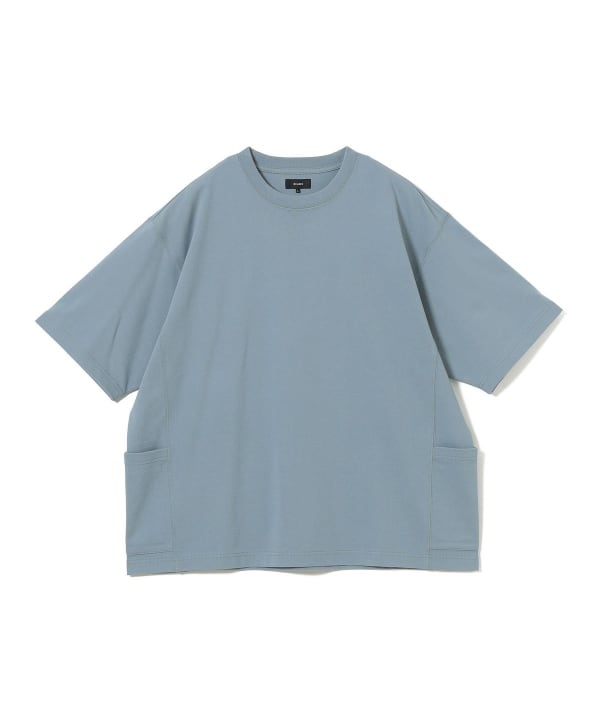 BEAMS / 側邊口袋 短袖T恤