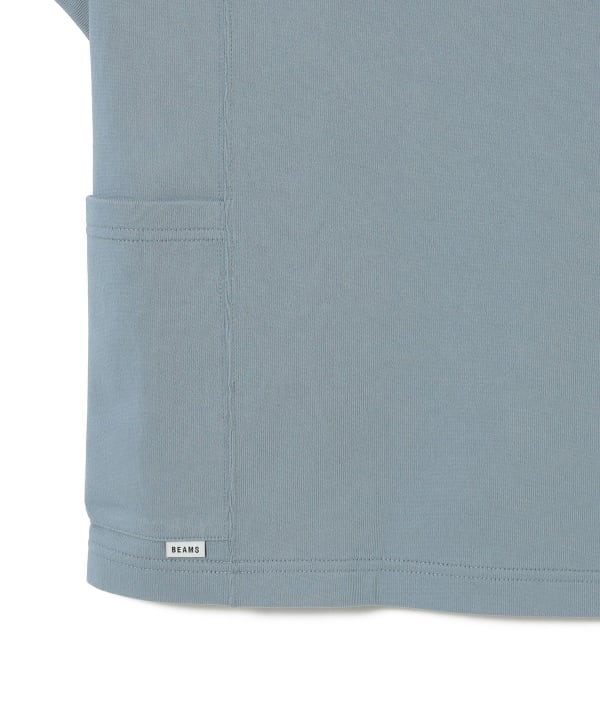 BEAMS / 側邊口袋 短袖T恤