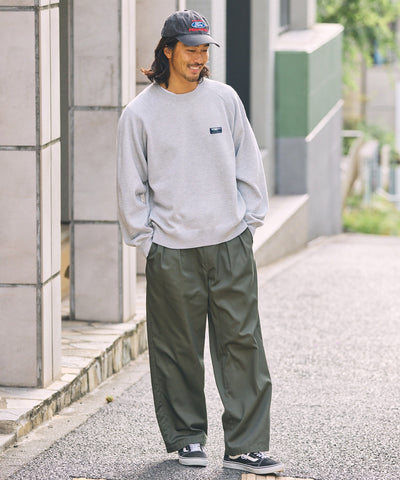THE CRAFT CREW PRODUCTS / 厚磅 插肩袖 圓領針織衫（靜電防止．可機洗）