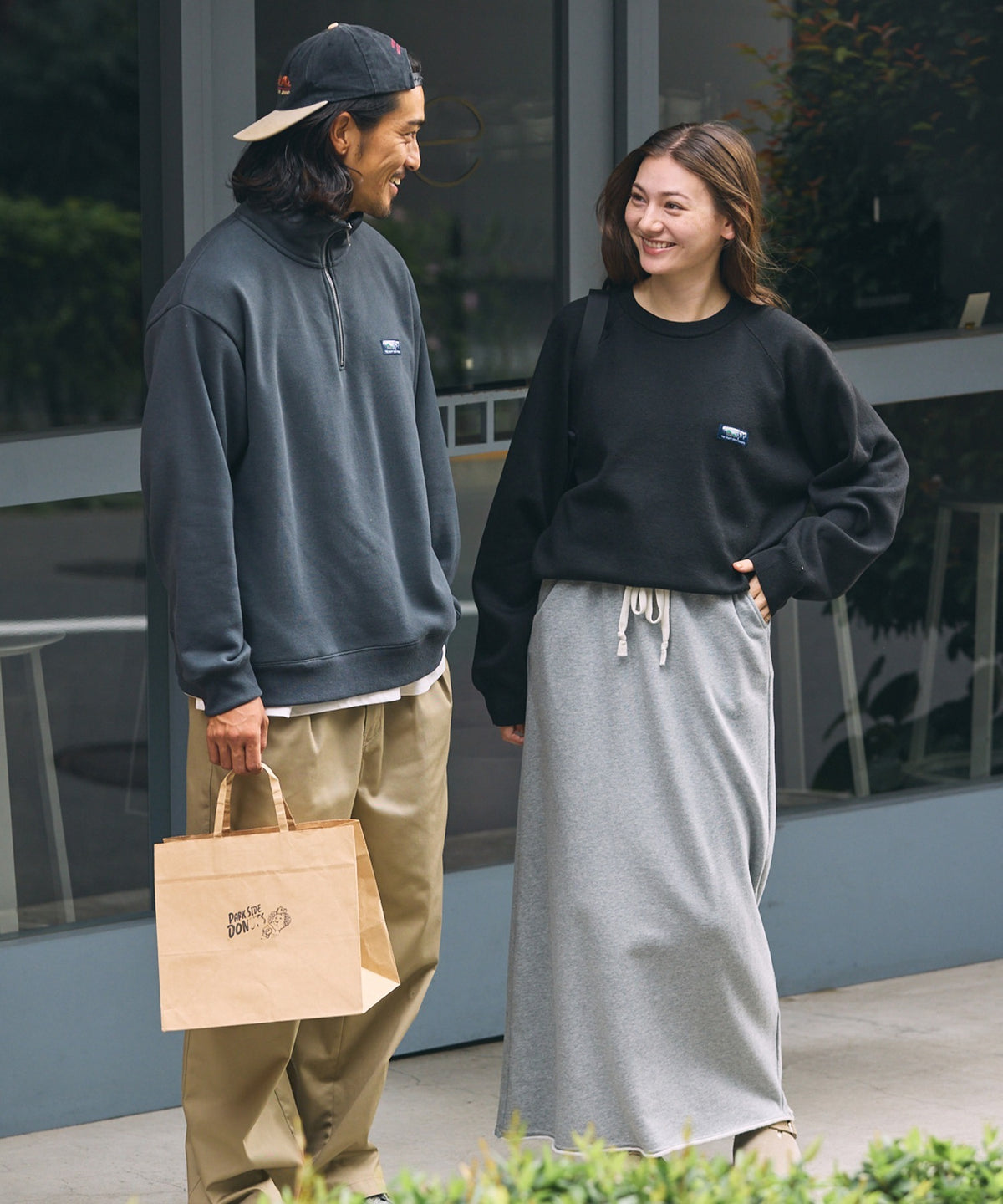 THE CRAFT CREW PRODUCTS / 厚磅 插肩袖 圓領針織衫（靜電防止．可機洗）
