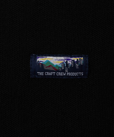 THE CRAFT CREW PRODUCTS / 厚磅 插肩袖 圓領針織衫（靜電防止．可機洗）