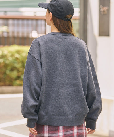 THE CRAFT CREW PRODUCTS / 厚磅亨利領寬版羅紋針織衫（可機洗抗靜電）