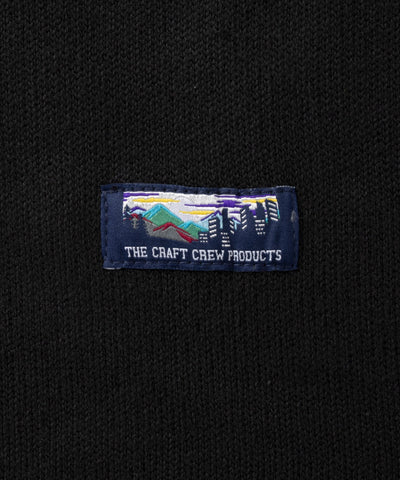 THE CRAFT CREW PRODUCTS / 厚磅亨利領寬版羅紋針織衫（可機洗抗靜電）