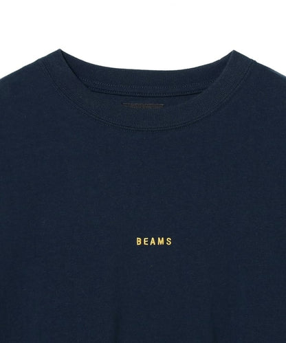 BEAMS / 小刺繡標誌 長袖T恤