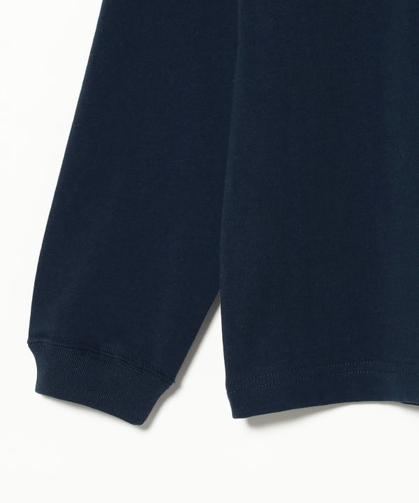 BEAMS / 小刺繡標誌 長袖T恤