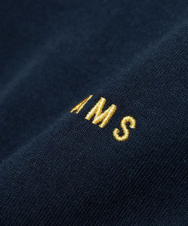 BEAMS / 小刺繡標誌 長袖T恤