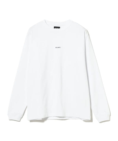 BEAMS / 小刺繡標誌 長袖T恤