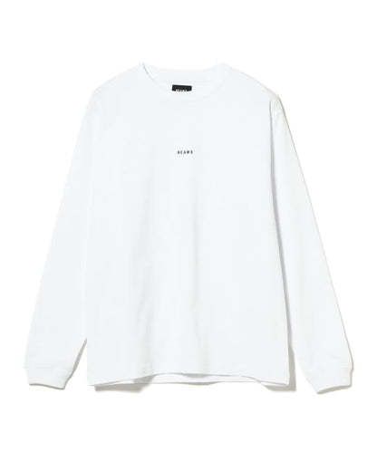 BEAMS / 小刺繡標誌 長袖T恤