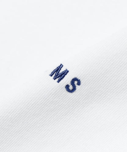 BEAMS / 小刺繡標誌 長袖T恤