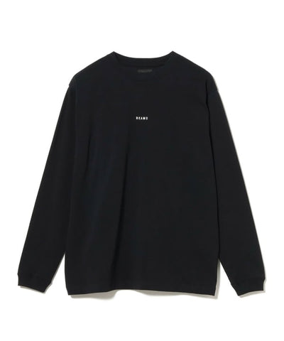 BEAMS / 小刺繡標誌 長袖T恤