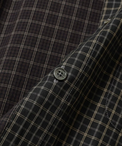 BEAMS JAPAN / 拼接長袖襯衫