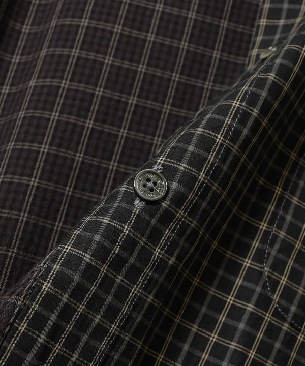 BEAMS JAPAN / 拼接長袖襯衫