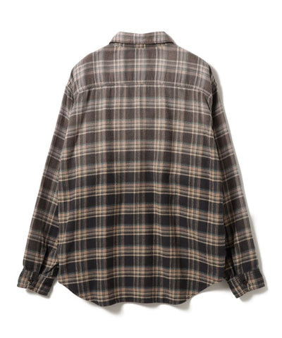 BEAMS / 仿舊格紋襯衫