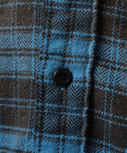 BEAMS / 仿舊格紋襯衫