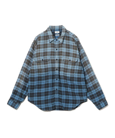 BEAMS / 仿舊格紋襯衫