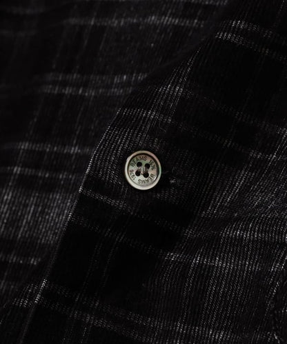 BEAMS JAPAN / 燈芯絨格紋襯衫