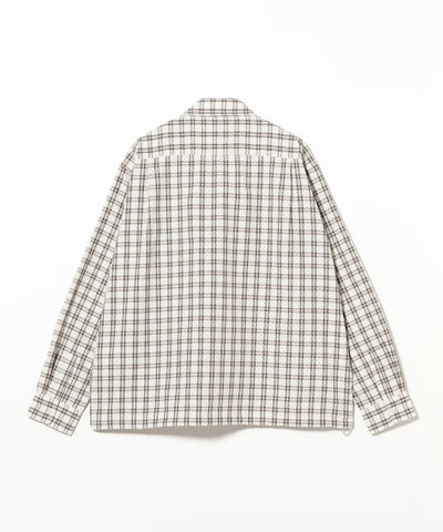 BEAMS Half Zip Pullover Shirt / 格紋半拉鍊襯衫