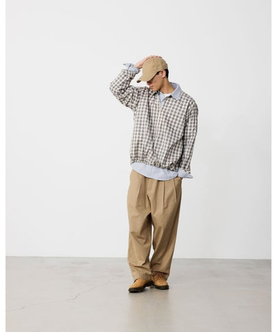 BEAMS Half Zip Pullover Shirt / 格紋半拉鍊襯衫