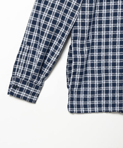 BEAMS Half Zip Pullover Shirt / 格紋半拉鍊襯衫