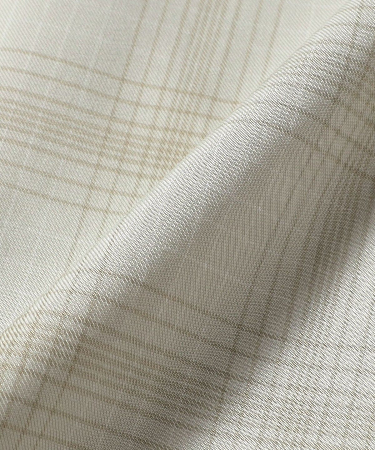 BEAMS / 同色系格紋短領襯衫