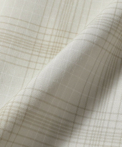 BEAMS / 同色系格紋短領襯衫