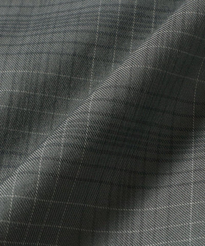 BEAMS / 同色系格紋短領襯衫