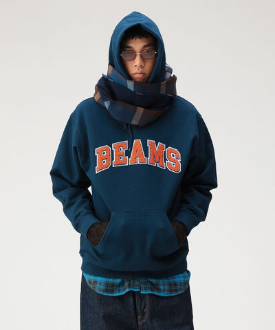BEAMS / 標誌刺繡連帽衫