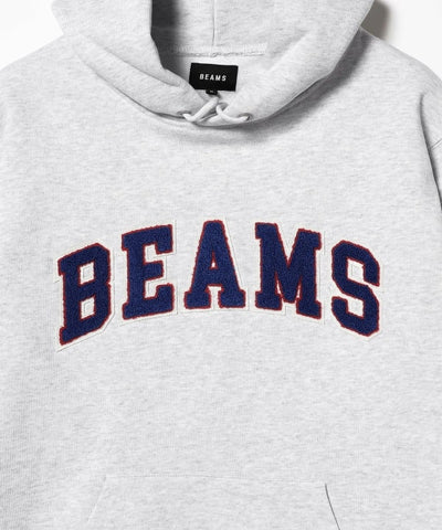 BEAMS / 立體繡標誌 連帽衫