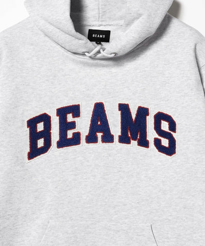 BEAMS / 標誌刺繡連帽衫