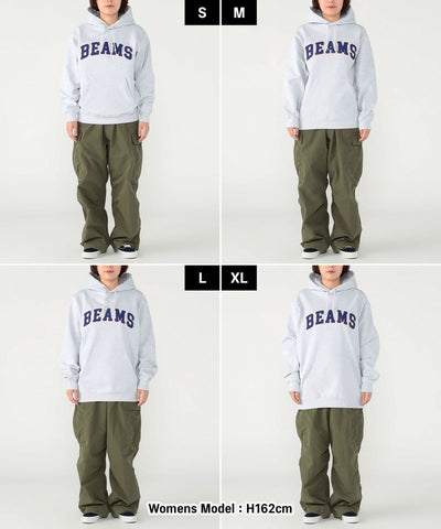 BEAMS / 標誌刺繡連帽衫