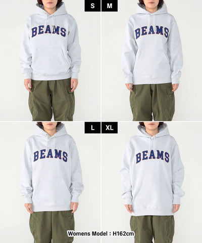 BEAMS / 標誌刺繡連帽衫