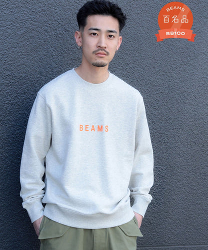 BEAMS / 經典標誌 中厚磅 圓領衫