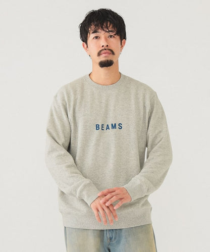 BEAMS / 經典標誌 中厚磅 圓領衫