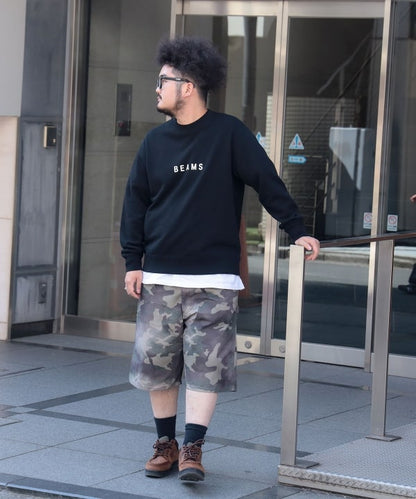 BEAMS / 經典標誌 中厚磅 圓領衫