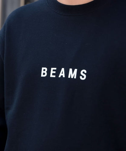 BEAMS / 經典標誌 中厚磅 圓領衫
