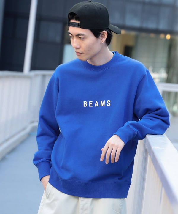 BEAMS / 經典標誌 中厚磅 圓領衫