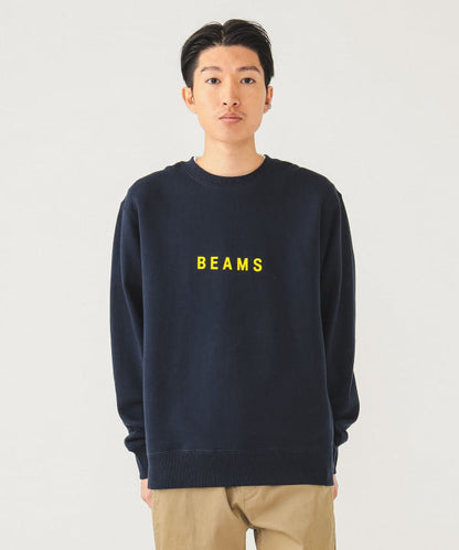 BEAMS / 經典標誌 中厚磅 圓領衫