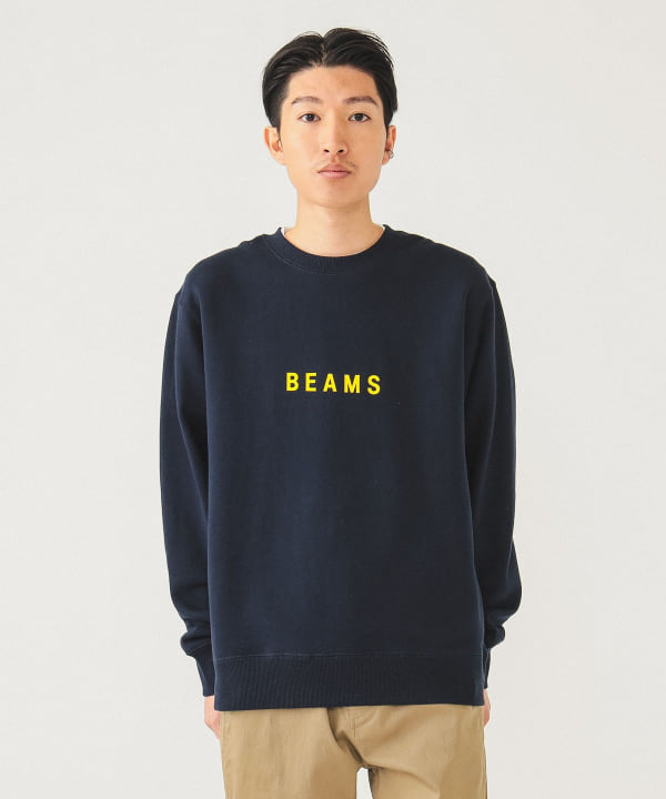 BEAMS / 經典標誌 中厚磅 圓領衫