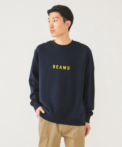 BEAMS / 經典標誌 中厚磅 圓領衫