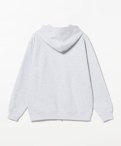 BEAMS / 標誌刺繡重磅連帽拉鍊外套